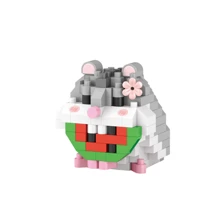 500 pièces/set Cute Animal Mini Blocs de construction ABS, Jouets de construction miniatures de chiens & chats DIY, Cadeau de décoration de maison créative pour anniversaire, fêtes, Saint-Valentin, Nouvel An chinois, Rentrée des classes