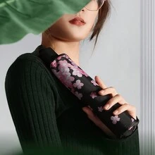 戶外自動防曬雨傘，男女適用3摺防紫外線傘，學生折疊傘 - 紫色 - 查看 7