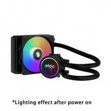 Aigo ACSE120/240 Water Cooler CPU Cooling Computer RGB Water Cooling Heatsink Integrated CPU Cooler Fan Radiator Intel LGA 1700/1151/2011/AM3+/AM4 - ACSE120-black - View 11