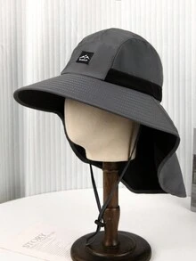 1件漁夫帽、遮陽帽、登山帽，適用於釣魚、登山、旅行、防曬休閒等戶外活動 - 彩色 - 查看 9