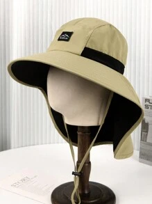 1件漁夫帽、遮陽帽、登山帽，適用於釣魚、登山、旅行、防曬休閒等戶外活動 - 彩色 - 查看 10