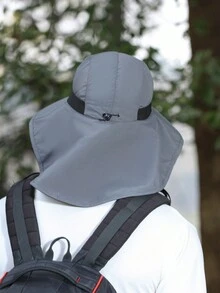 1件漁夫帽、遮陽帽、登山帽，適用於釣魚、登山、旅行、防曬休閒等戶外活動 - 彩色 - 查看 2