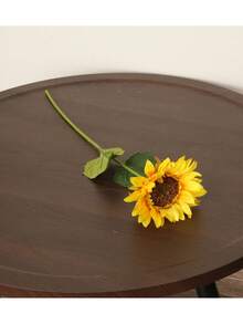 1 Miếng Hoa Hướng dương nhân tạo Như Lễ cưới Ảnh Prop Hoặc Bàn Trung tâm Đồ trang trí Đối với Hoa Hướng dương Những người đam mê Và Hoàn hảo Món quà Đối với Ngày lễ Mẹ - Màu vàng - Xem 4