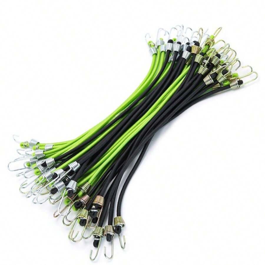 1 Miếng Mini Dây đàn hồi Dây đeo hành lý Với móc Đối với Ổ cắm Cố định & Nhỏ bé Cái móc Treo - màu xanh lá - Xem 1