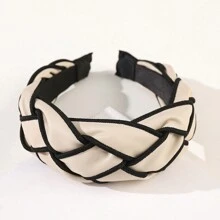 Boho 1pc Faux Leather Braided Hairband,Hairband,Hair Hoop,Hair Accessories Headbands
