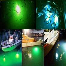 Submersible Fishing Light Underwater Fish Attraction Light With Built-In Disposable Battery, Deep Sea Attracting Fish Lamp, Fish Gathering Lamp, Water Switch Design - Multicolor - View 3