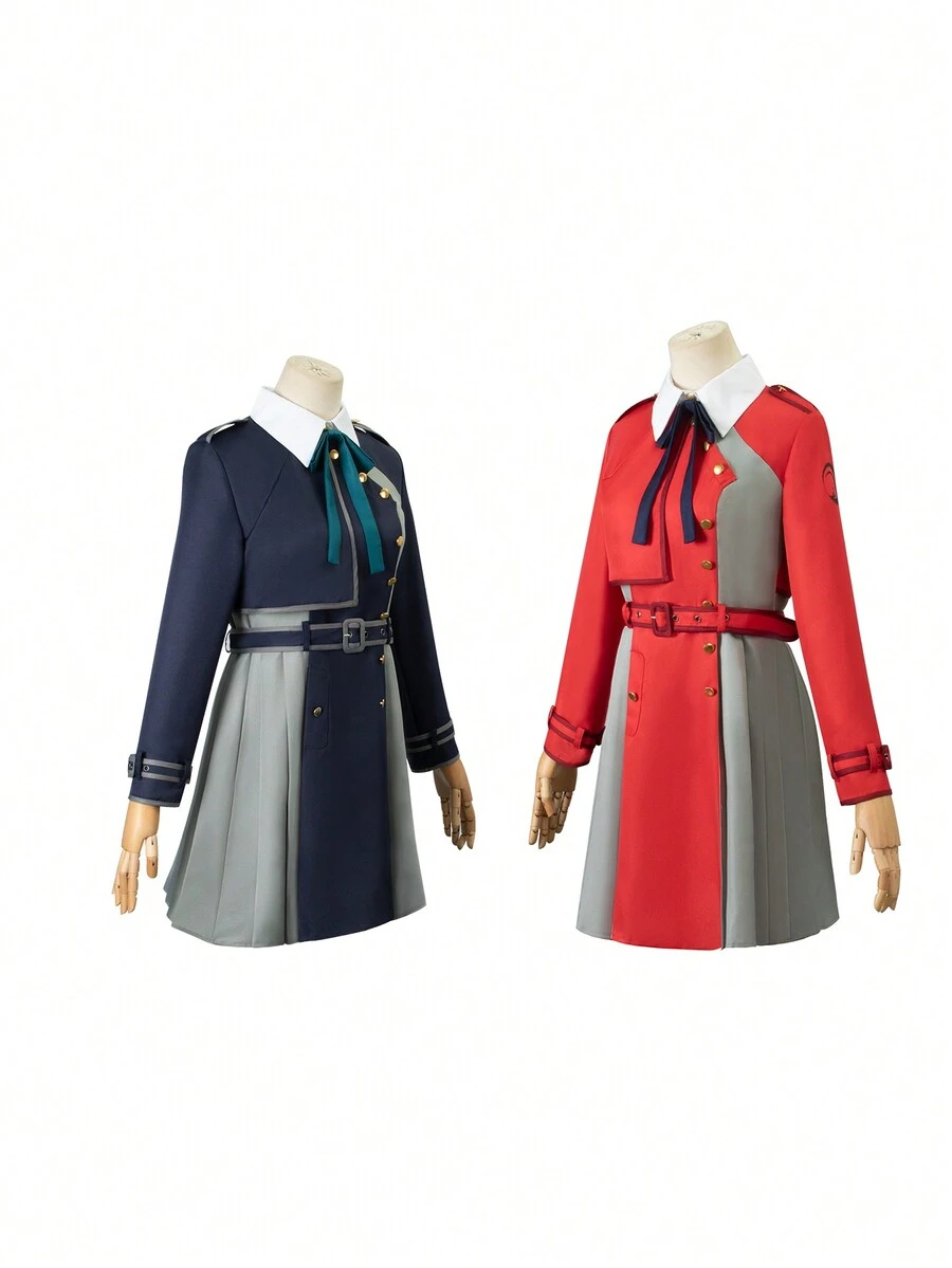 1 bộ Phim hoạt hình dễ thương Hóa trang Trang phục Trường học Đầm , Áo sơ mi & Bộ váy - A - Xem 1