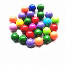 10 Piezas/20 Piezas Canicas De Juego De Colores Sólidos De Acrílico De 2,5 Cm En Tonos Dulces - Multicolor - Ver 2