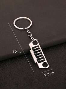 1pc Creative Funny Car Keychain, Automotive Keyring Decoration, Auto Parts Accessory, Gift For Him - Multicolor - View 6