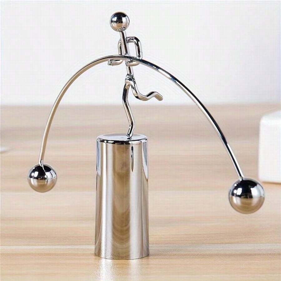 1 Miếng Xoay Vật trang trí Con Lật đật - Giáo dục Đồ chơi - Bạc - Xem 1