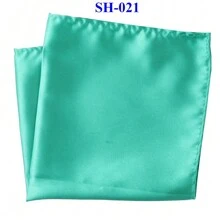 1pc Men's Solid Color Silk Pocket Square/Handkerchief For Weddings, Parties And Formal Events, 30x30cm - Multicolor - View 19