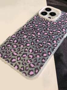 1 Ốp Điện Thoại Acrylic Chống Rơi In Da Báo Màu Hồng Tương Thích Với Apple - Nhiều màu - Xem 3