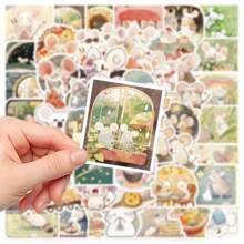 50入組卡通老鼠圖案貼紙可用於diy手機殼、筆記本電腦、行李箱、收納杯等,防水裝飾貼紙 - 彩色 - 查看 6