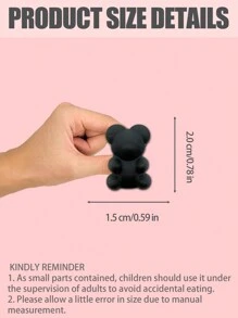 11 PCS Black And White Bear Series Theme Pattern Cute Shoe Charm Suitable For Crocodile Charm DIY Decorative , Pen Cases, Bags, Phone Case Accessories And Party Gifts, Shoes Accessories For Spring Summer