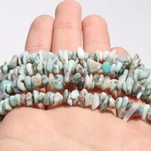 1strand Asymmetrical Natural Loose Gem Stone Amethyst Tiger Eye Amazonite Chips Gravel Beads For Jewelry Making DIY Gift Bracelets Necklace