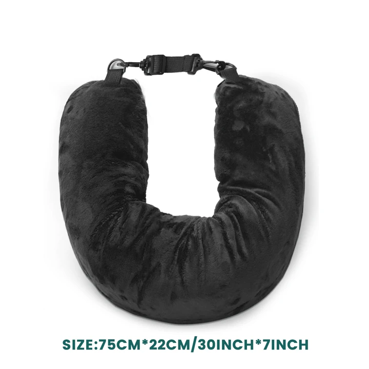 Fur neck pillow best sale