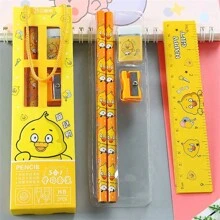 Cute Elementary School Stationery Set Five Piece Set Birthday Gift Five In One Stationery Set Gift Box Graduation Gift - Multicolor - View 16