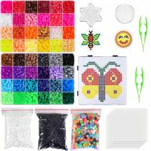 24/48 Colors 5mm Hama Beads Set, Including Accessories, Diy Perler Beads For Creative Mosaic Craft - 4300 Pieces and Accessories - View 5