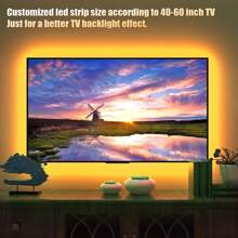 Tv Led Backlight, 400cm/13 Ft Led Strip Lights, USB Powered Tv Lights Kit With Remote, RGB Bias Lighting For Room Decor - Multicolor - View 2