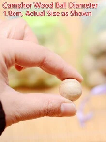 1 Pack Aromatic Camphor Wood Balls, Camphor Wood Sticks, Camphor Wood Rods, Anti-Odor Camphor Wood For Wardrobe, Cabinet, Cupboard. Solid Wood Balls, Fragrant Wood Beads, 1.8cm Camphor Wood Balls In Mesh Bag, Moth, Insect And Moisture Proof Gifts Birthday Graduation
