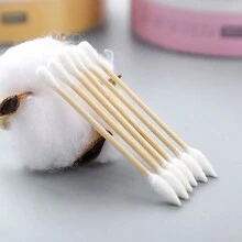 1支雙頭一次性耳掏&卸妝棒,帶盒包裝,適用於耳朵清潔,卸妝,和其他清潔用途,溫馨提示：數量以實際統計為準 - 白色 - 查看 6