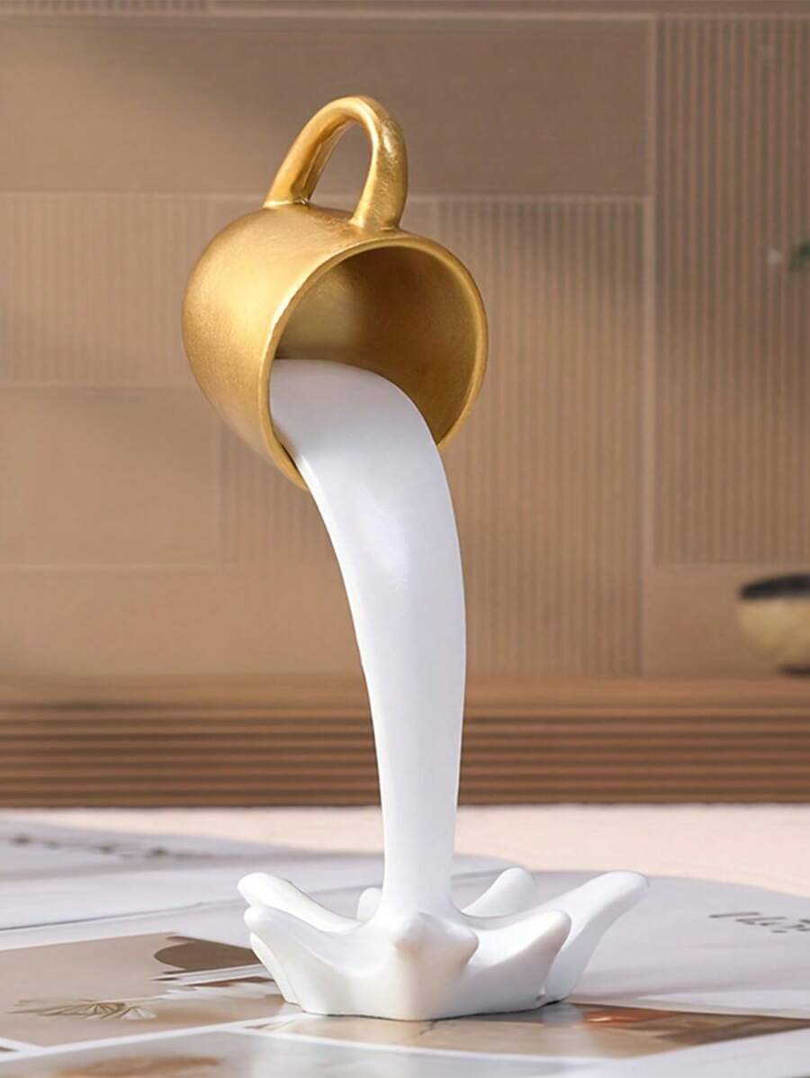 1 chiếc cốc hình ngựa bằng nhựa sáng tạo dùng trang trí phòng gia đình đồ thủ công mỹ nghệ (đen trắng) quà tặng tuyệt vời nhất