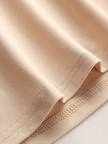 Young Girl Cute UFO, Cactus And Letter Printed Round Neck T-Shirt, Casual, Summer