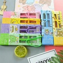 Cute Elementary School Stationery Set Five Piece Set Birthday Gift Five In One Stationery Set Gift Box Graduation Gift - Multicolor - View 5