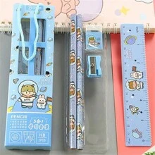 Cute Elementary School Stationery Set Five Piece Set Birthday Gift Five In One Stationery Set Gift Box Graduation Gift - Multicolor - View 9