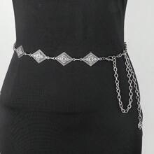 1 Máy Tính Nữ Phong Cách Bohemian Dây Lưng Vintage Dây Kim Loại Trang Trí Hình Học Boho Halloween - nhiều màu - Xem 16