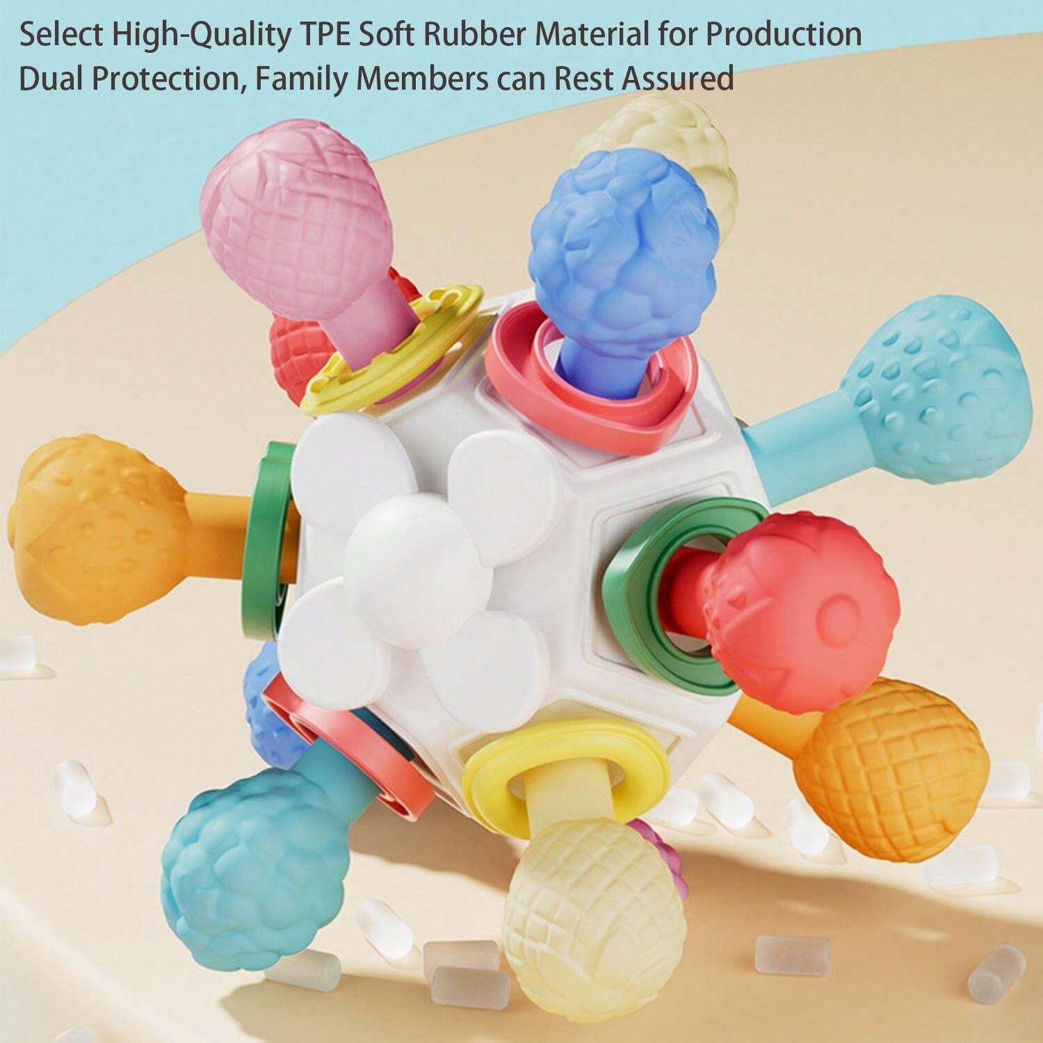 Byson 2024 New Release Baby Sensory Montessori Toy Infant Teething