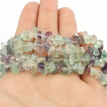 1strand Asymmetrical Natural Loose Gem Stone Amethyst Tiger Eye Amazonite Chips Gravel Beads For Jewelry Making DIY Gift Bracelets Necklace