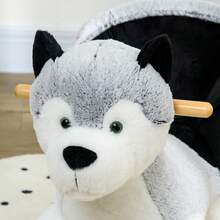 HOMCOM Baby Rocking Horses & Animals - Grey - View 7