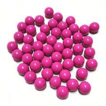 10 Piezas/20 Piezas Canicas De Juego De Colores Sólidos De Acrílico De 2,5 Cm En Tonos Dulces - Multicolor - Ver 11
