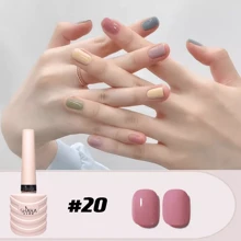 MISS SHAKA 2024新款Slouchy凝胶指甲油无底漆密封层3合1套穿凝胶流行白色光疗灯美甲 - 彩色 - 查看 33