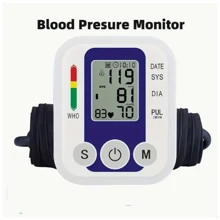 1pc Automatic Blood Pressure Monitor, Arm-Type Blood Pressure Meter, Neutral English Blood Pressure Monitor, USB Powered - This Product Does Not Include Batteries! - Multicolor - View 4