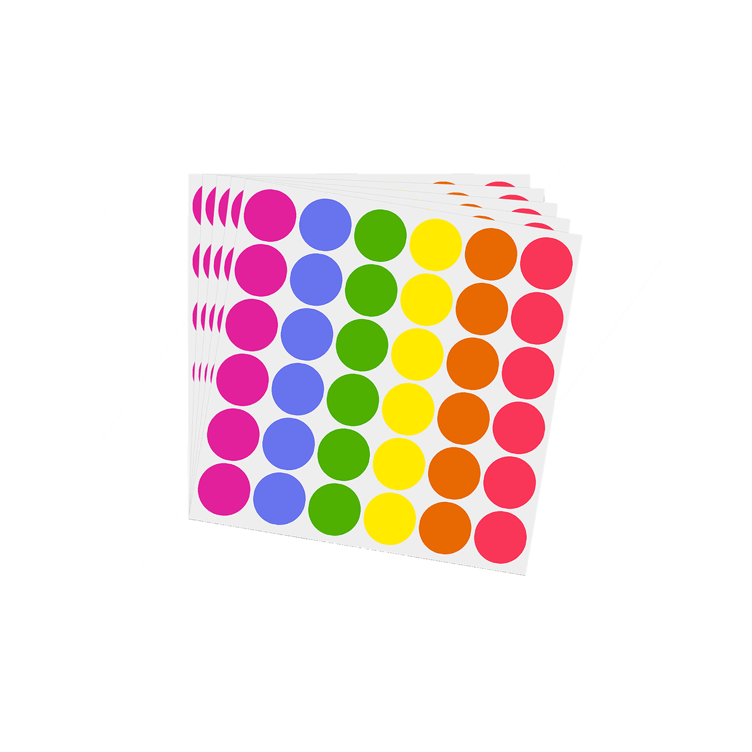 Color coding labels circle dot stickers round color coding labels