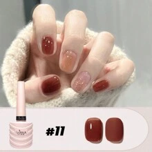 MISS SHAKA 2024新款Slouchy凝胶指甲油无底漆密封层3合1套穿凝胶流行白色光疗灯美甲 - 彩色 - 查看 19