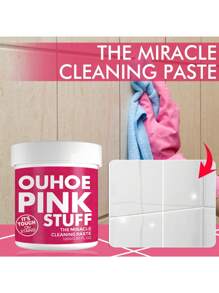 1pc 100g Concentrated Oil Stain Remover, All-Purpose Powder Cleaning Paste For Kitchen Grease, Gentle & Multi-Purpose Cleaner