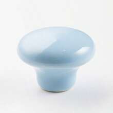 1入組陶瓷圓形單孔抽屜拉手