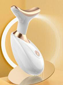 Neck Beauty Device, Fade Neck Lines, Neck Care, Massager, Neck Device, Lifting And Firming, Remove Nasolabial Folds, Beauty Device Facial Skin Care - White - View 2