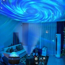 1 cái Xoay Xoáy nước Hoa hồng Mây , 16 Màu Led Với điều khiển từ xa , USB Đèn ngủ , Bầu trời đêm Đèn ngủ , Tuyệt vời Môi trường - Nhiều màu - Xem 1