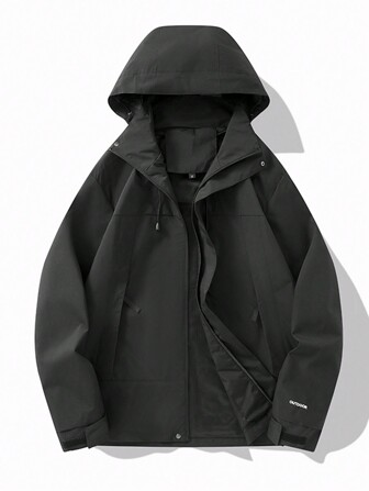 3-In-1 Outdoor Jacket Women, Waterproof Windbreaker For Hiking