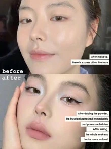 ETUDE Polvere opacizzante 4g, leggera, controllo del sebo, polvere libera per il viso con l'80% di minerali, lunga durata per fissare o come base, rende la pelle vellutata, cosmetica coreana, regalo, 4g/0,14 OZ