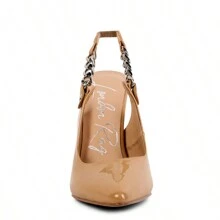 Coveted Stiletto Heeled Slingback Sandals - Lạc đà - Xem 6