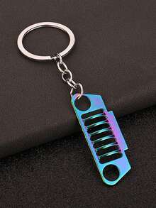 1pc Creative Funny Car Keychain, Automotive Keyring Decoration, Auto Parts Accessory, Gift For Him - Multicolor - View 8