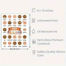 4pcs Phòng học Trang trí tường , Nguôi đi Đối với Phòng học , Phòng học Trang trí Âm nhạc , Giáo viên Món quà Khung trang trí - Màu be - Xem 5