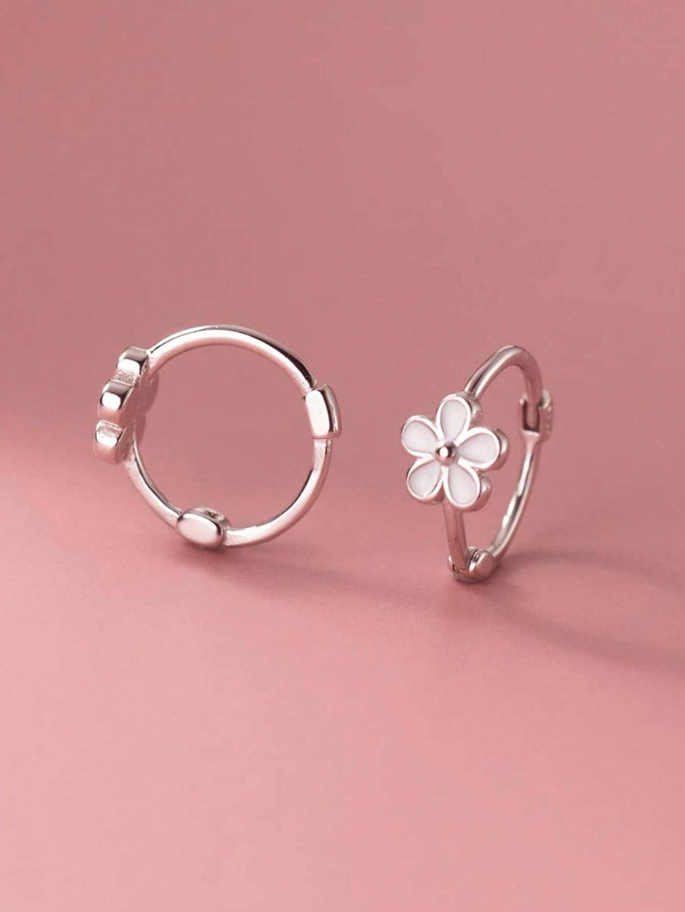 Hoop Earrings In Sterling Silver With Diamonds Mini at Peggy Rios blog