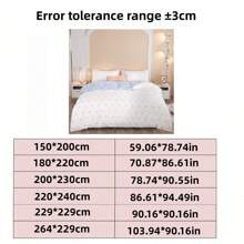 1入組單人床心形印花被套,透氣柔軟,舒適 - 淺藍色 - 查看 11