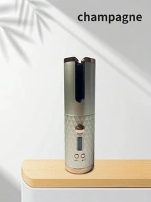 可充電無線自動捲髮器，快速加熱，並自動關機捲髮器捲髮棒護髮工具 - 彩色 - 查看 11